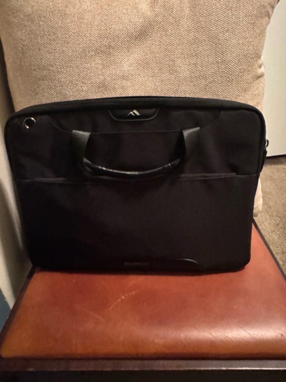Unbranded Black Laptop Briefcase with Padded Compartment